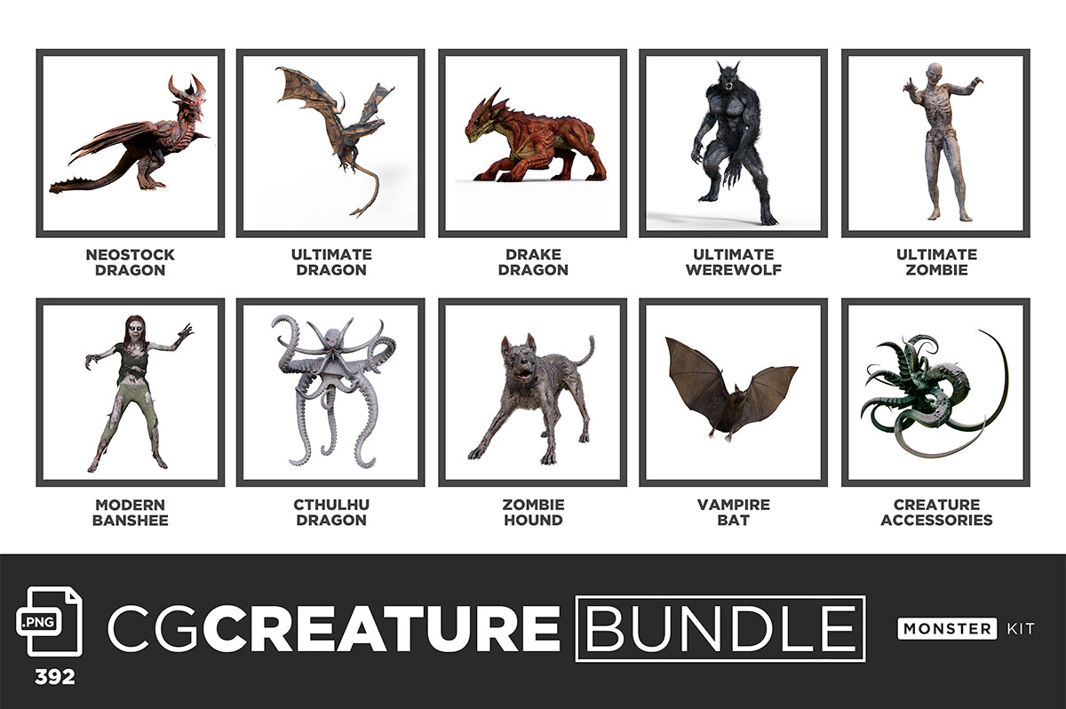 CG Creature Bundle – Monster Kit