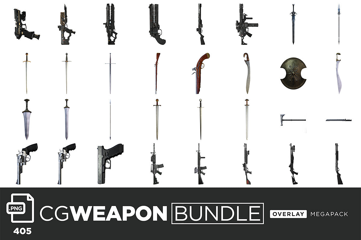 CG WEAPON BUNDLE - OVERLAY MEGA PACK