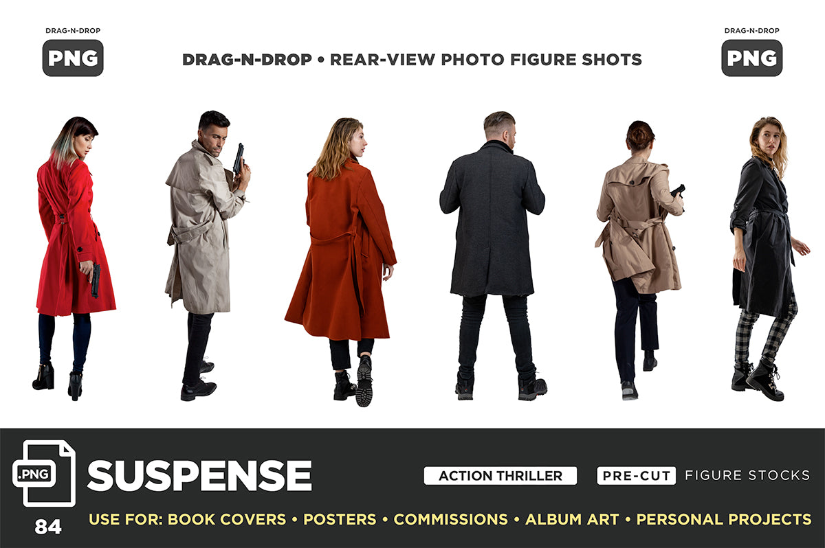 Action Thriller (PNG) POWER POSE BUNDLE