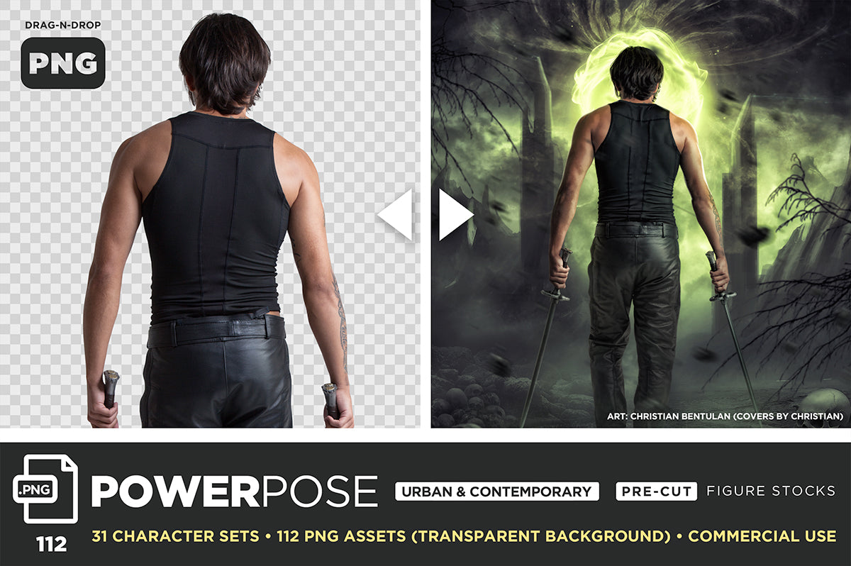 Urban & Contemporary (PNG) POWER POSE BUNDLE