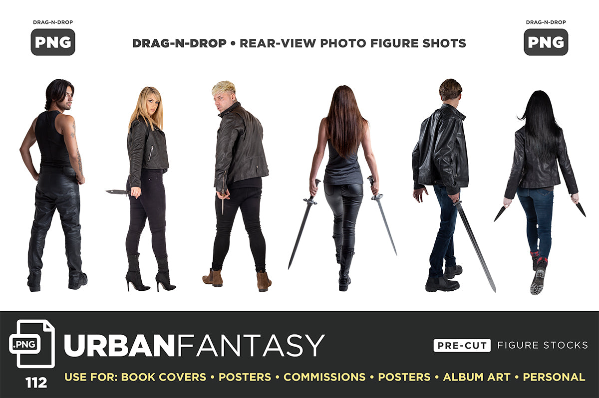 Urban & Contemporary (PNG) POWER POSE BUNDLE