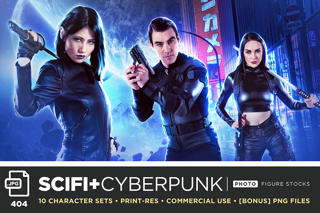 SciFi & Cyberpunk (JPG) MEGA BUNDLE!