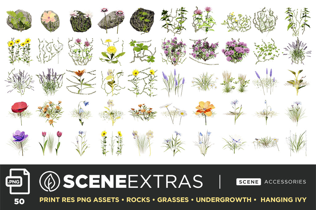 Tree + Foliage – Photoshop Scene Kit