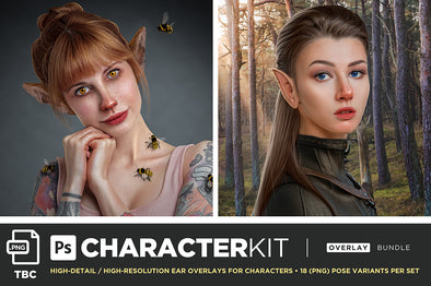 Photoshop Character Kit – Overlay MEGAPACK