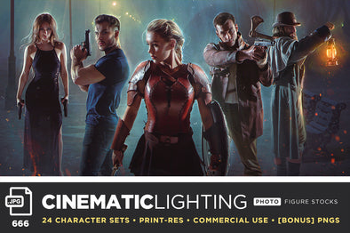 Cinematic Lighting (JPG) MEGA BUNDLE!
